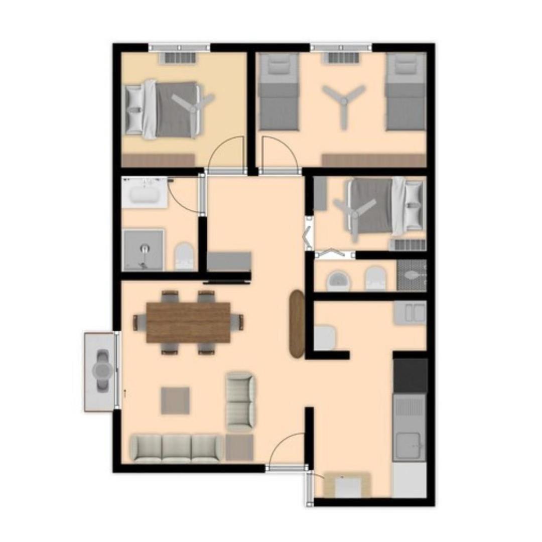 Condominio Baia Blanca กัวรูจา ภายนอก รูปภาพ